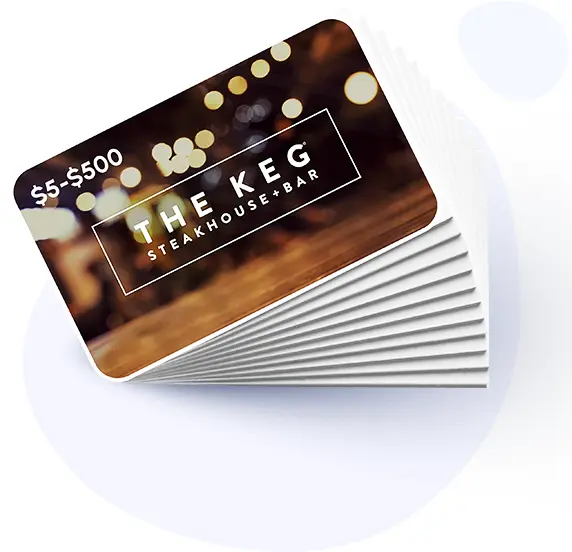 THE KEG STEAKHOUSE Gift Cards